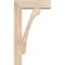 Ekena Millwork Legacy Block Smooth Bracket w/ Offset Brace, Douglas Fir, 5 1/2"W x 16"D x 28"H BKT0604X16X28LEC05SDF - alternate 2